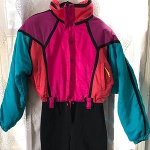 RARE: Slalom Vintage Snowboard Ski Suit Jumpsuit